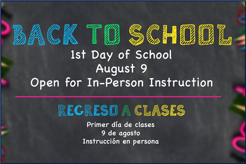 Back to School - 1st Day of School August 9 Thumbnail